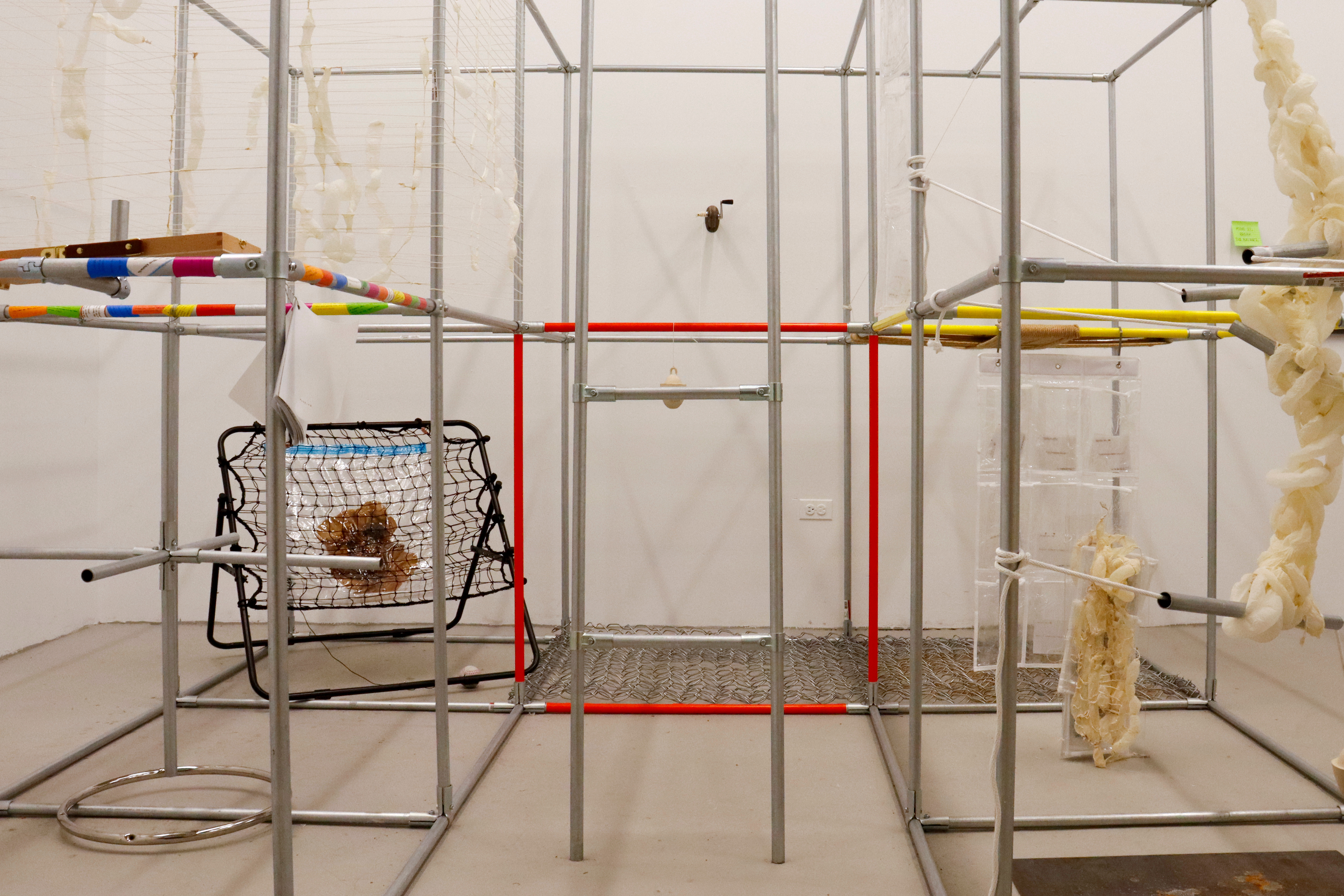 Shifting Center by oneg - organic membranes stretching and drying over time